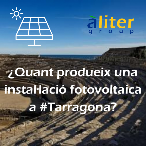 How much does a photovoltaic installation produce in #Tarragona?